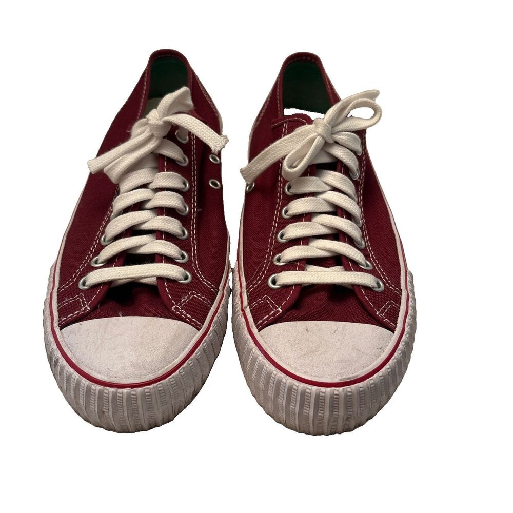 PF Flyers posture foundation Burgundy Womens Retro Shoe Sneakers